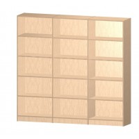 Bookshelf Open 3 Sections 